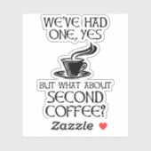 yesを飲んだけど、セカンドコーヒーはどうだ? シール (シート)