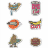 Yesアイカンバナナロケットモンキーロンドンバスパック シール (正面)