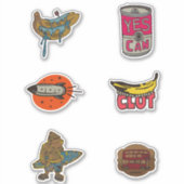 Yesアイカンバナナロケットモンキーロンドンバスパック シール (正面)