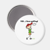 YESアイラブゴルフ マグネット (正面/裏面)