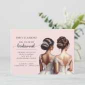 yesアフリカ系アメリカ人の花嫁の提案を言う 招待状 (スタンド正面)