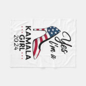 Yesイムアカマラガールスチレットハイヒールハリス20 フリースブランケット (正面(横))