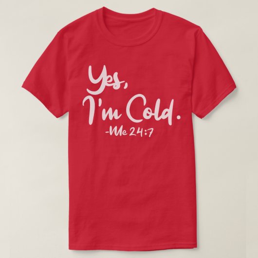 Yesイムコールドミー247 1 tシャツ (デザイン正面)