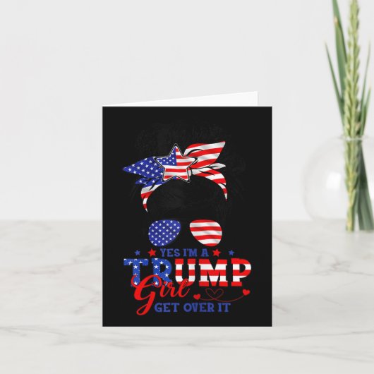 Yesイムトランプ女の子Itを乗り越えてサポートトランプ女の子M カード (正面)