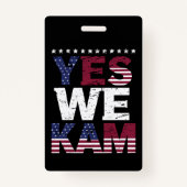 Yesウカムことわざ引用文 バッジ (正面)