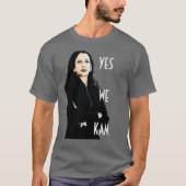 YesウカムカマラハリスTシャツ Tシャツ (正面)