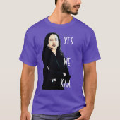 YesウカムカマラハリスTシャツ Tシャツ (正面)