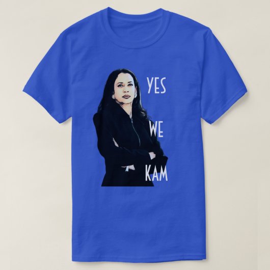 YesウカムカマラハリスTシャツ Tシャツ (デザイン正面)