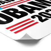 Yesオバマ2028第3期大統領の ポスター (角)