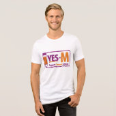 YesオンMトライブレンドシャツ トライブレンドTシャツ (正面全面)