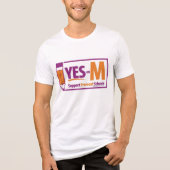 YesオンM トライブレンドTシャツ (正面)