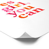 Yesガール、あなたはポスターできる ポスター (角)