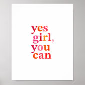 Yesガール、あなたはポスターできる ポスター (正面)