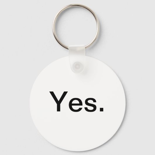 Yesキーチェーン キーホルダー (正面)
