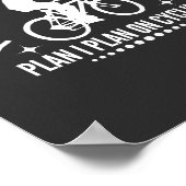 Yesサイクリングの退職計画がある ポスター (角)