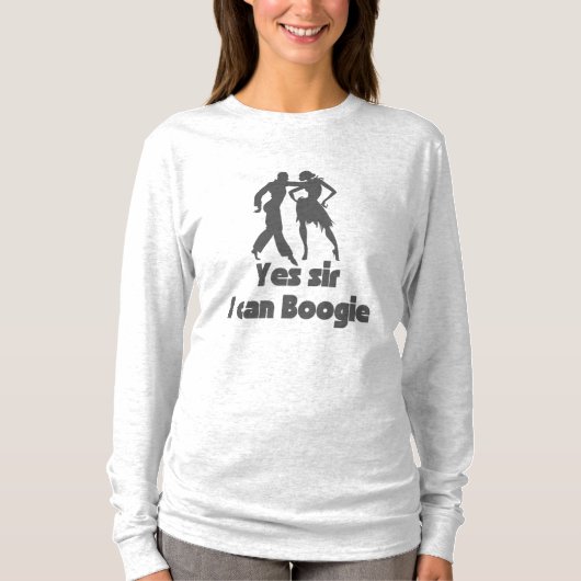 Yesサー私はブギー Tシャツ (正面)