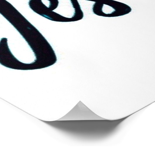 Yesシェフキッチンアートポスター ポスター (角)