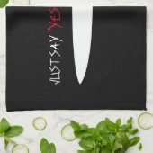 「yesシェフ」と言って行け! キッチンタオル (折り畳み)