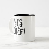 Yesシェフ! ツートーンマグカップ (正面左)