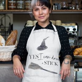 Yesスティックおもしろい |ハッピーハローウィン エプロン