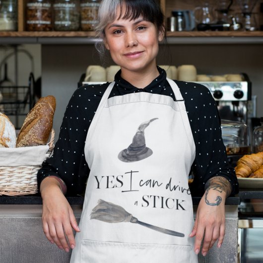 Yesスティックおもしろい |ハッピーハローウィン エプロン