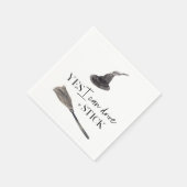 Yesスティックおもしろい |ハッピーハローウィン スタンダードカクテルナプキン (角)