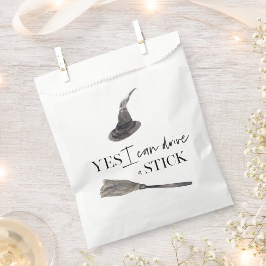 Yesスティックおもしろい |ハッピーハローウィン フェイバーバッグ (クリップ留めされた状態)