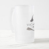 Yesスティックおもしろい |ハッピーハローウィン フロストグラスビールジョッキ (正面左)