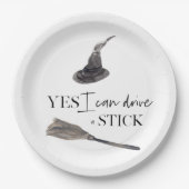 Yesスティックおもしろい |ハッピーハローウィン ペーパープレート (正面)