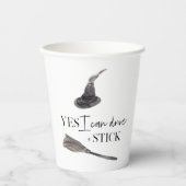 Yesスティックおもしろい |ハッピーハローウィン 紙コップ (正面)