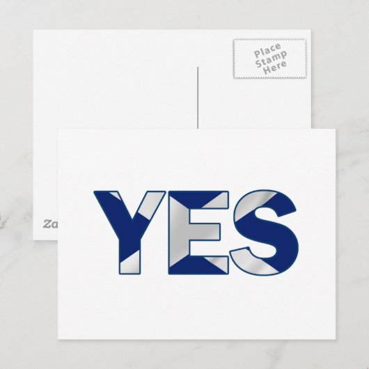 Yesデザイン ポストカード (正面/裏面)