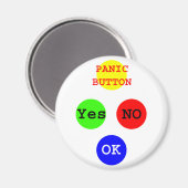 Yesノーボタンズザズルギフト マグネット (正面/裏面)