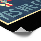 Yesバラク・オバマ大統領 ポスター (角)