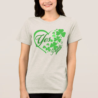 Yesパディ女子YesパディベビーおもしろいSt patricks トライブレンドTシャツ