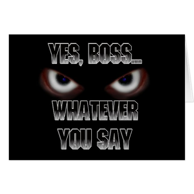 Yesボス......何と言っても！ (正面横)