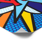 YESポップ・アートのアート漫画本モダンおもしろい ポスター (角)