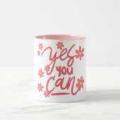 Yesユーキャンやる気を起こさせる引用文マグ マグカップ (中央)