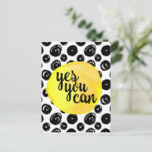 Yesユーキャン引用文 ポストカード (スタンド正面)