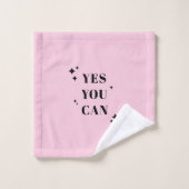 Yesユーキャン感動的引用文 バスタオルセット (ウォッシュタオル)