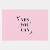 Yesユーキャン感動的引用文 ラッピングペーパーシート (正面)