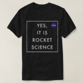 Yesロケット科学 Tシャツ (デザイン正面)
