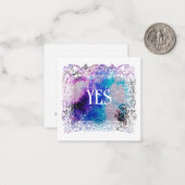 *~*YES人間関係AP63フラットノートカード ノートカード (正面/裏面インサイチュ)