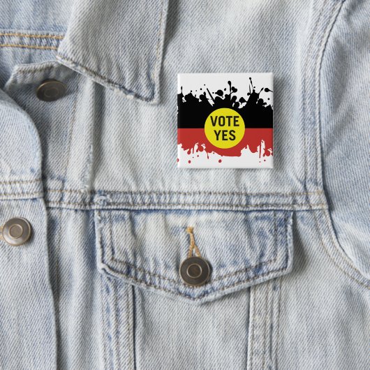 yes先住民の声を議会に投票 缶バッジ (インサイチュ)