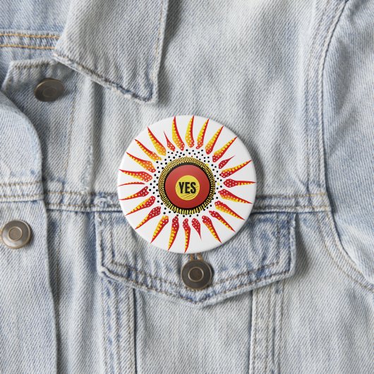yes先住民の声を議会に投票 缶バッジ (インサイチュ)