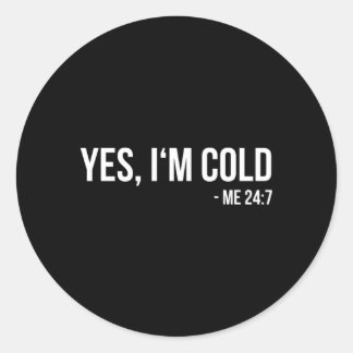 Yes冷たい私24 7常に凍結 ラウンドシール