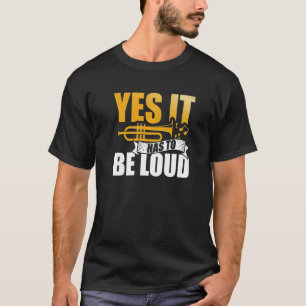 Yes大きなトランペットミュージシャンミュージカルInt Tシャツ