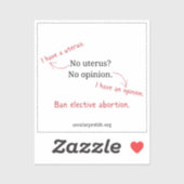 yes子宮yes論 シール (シート)