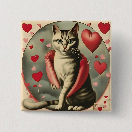 yes子猫gurl 缶バッジ (正面)