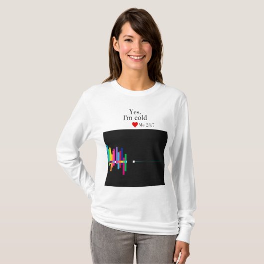 Yes寒い Tシャツ (正面フル)