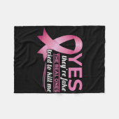 Yes彼らは偽の私実在の仲間は私のブリを殺そうとした フリースブランケット (正面(横))